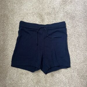 Z supply navy knit shorts